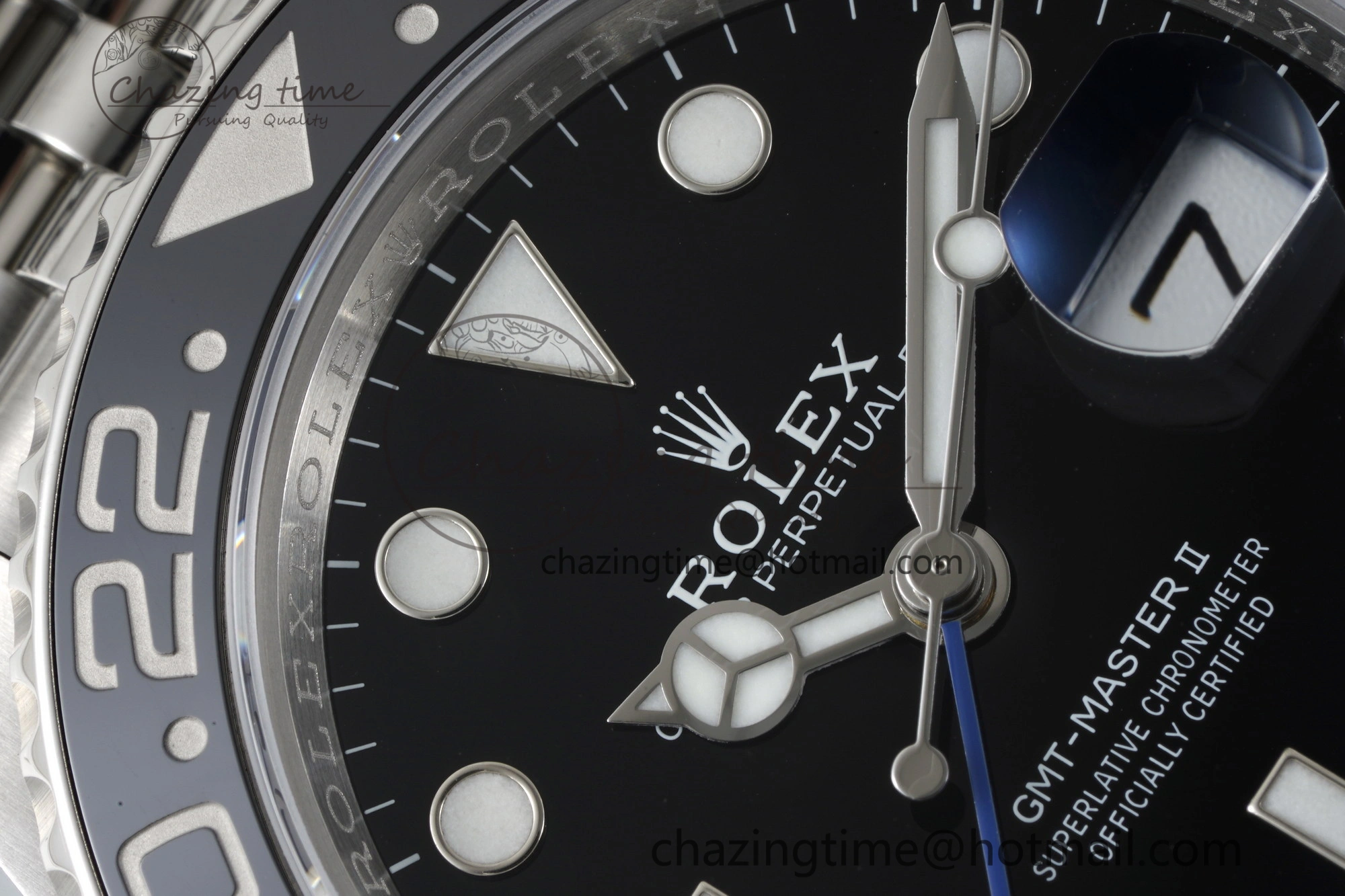 GMT Master II 126710 BLNR Batman 904L SS C+F 1:1 Best Edition Black Dial on Jubilee Bracelet VR3285 CHS