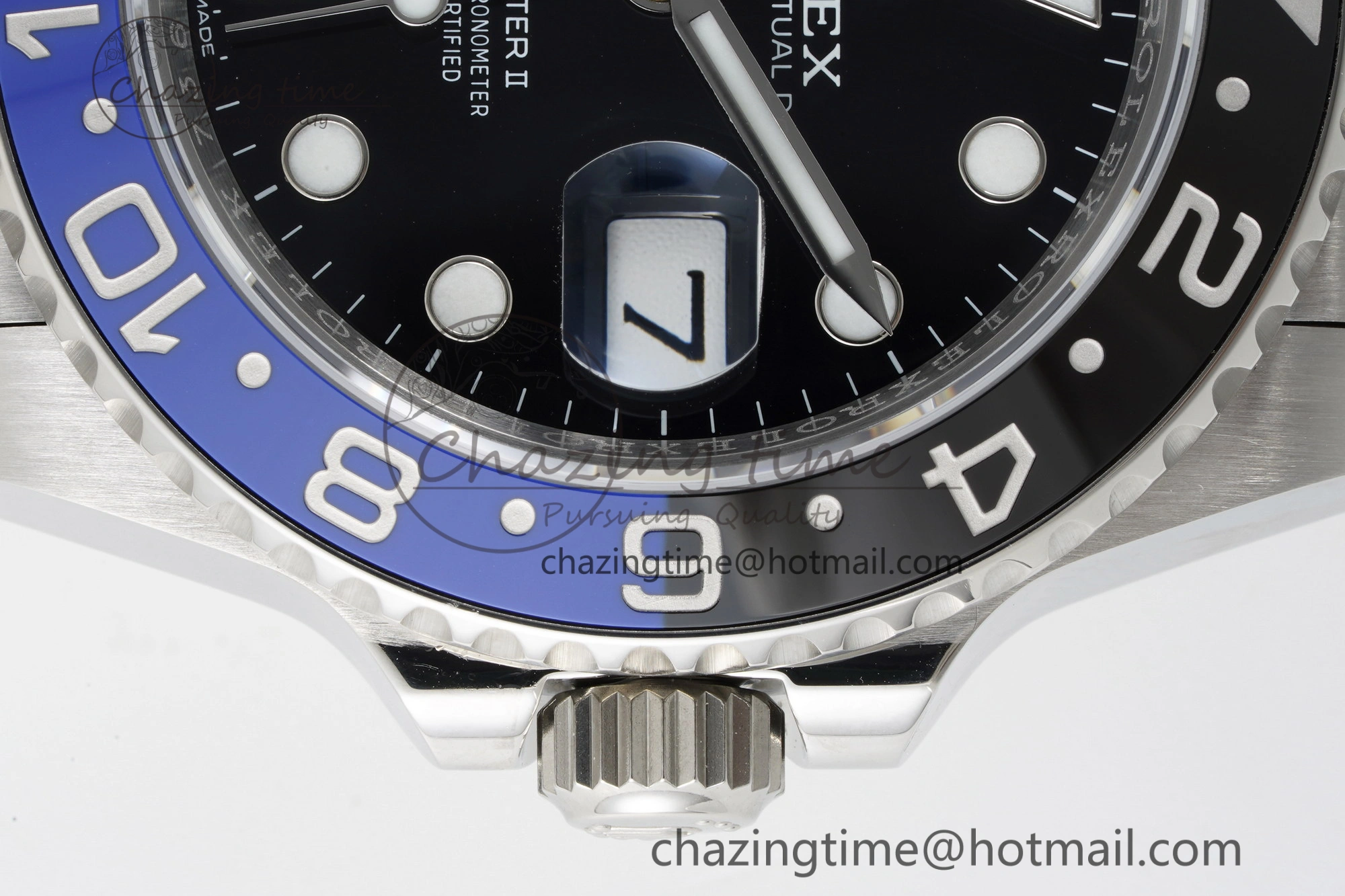 GMT Master II 126710 BLNR Batman 904L SS C+F 1:1 Best Edition Black Dial on Jubilee Bracelet VR3285 CHS