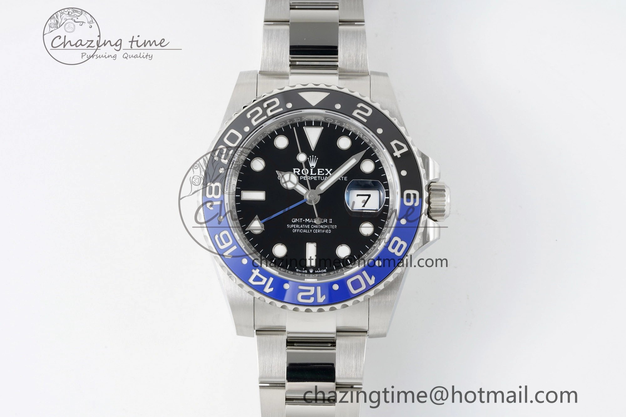 GMT Master II 126710 BLNR Batman 904L SS C+F 1:1 Best Edition Black Dial on Oyster Bracelet VR3285 CHS