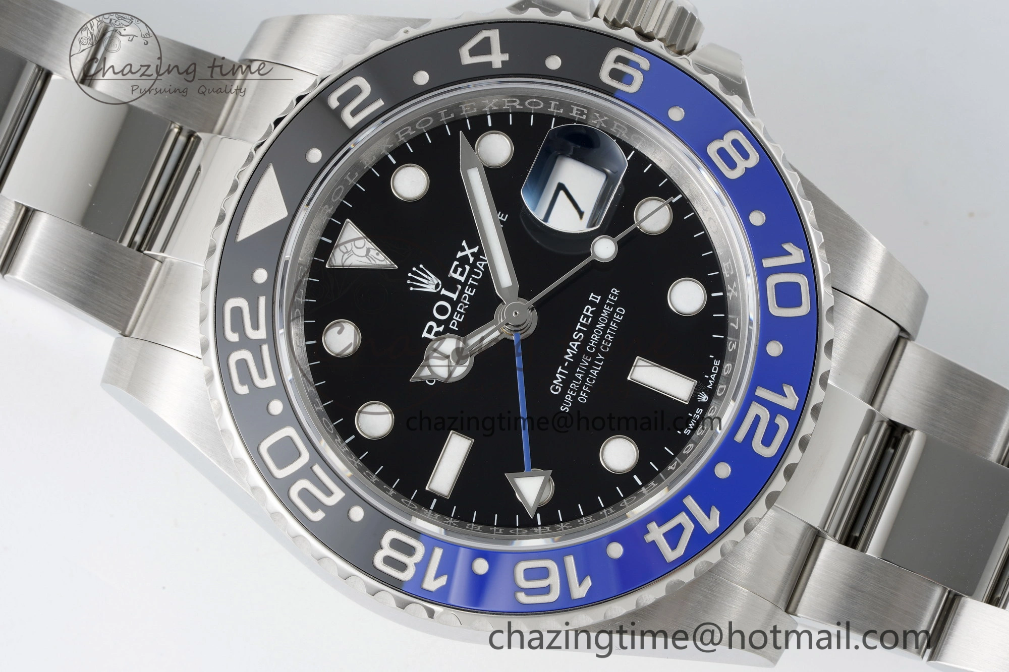 GMT Master II 126710 BLNR Batman 904L SS C+F 1:1 Best Edition Black Dial on Oyster Bracelet VR3285 CHS