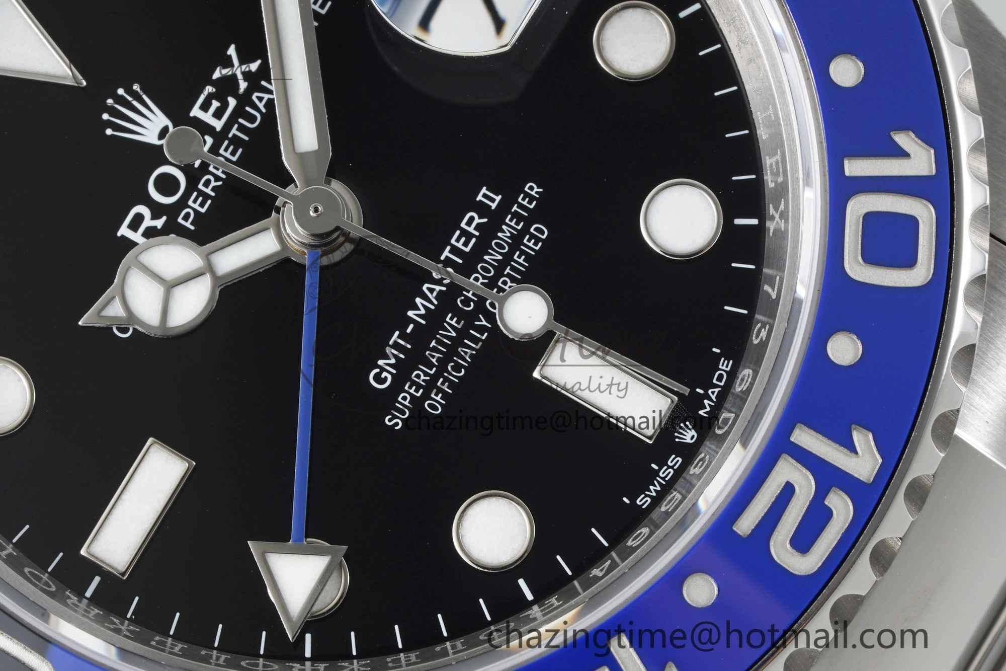 GMT Master II 126710 BLNR Batman 904L SS C+F 1:1 Best Edition Black Dial on Oyster Bracelet VR3285 CHS