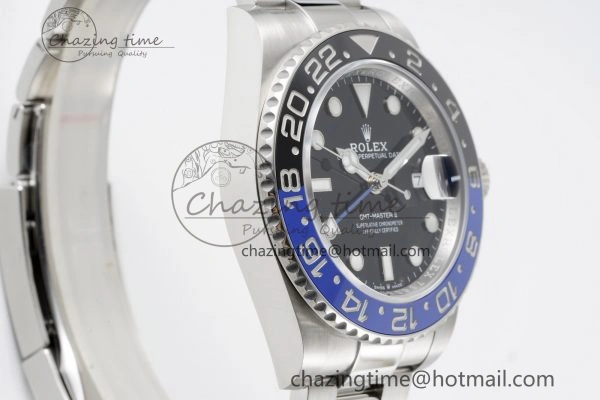 GMT Master II 126710 BLNR Batman 904L SS C+F 1:1 Best Edition Black Dial on Oyster Bracelet VR3285 CHS