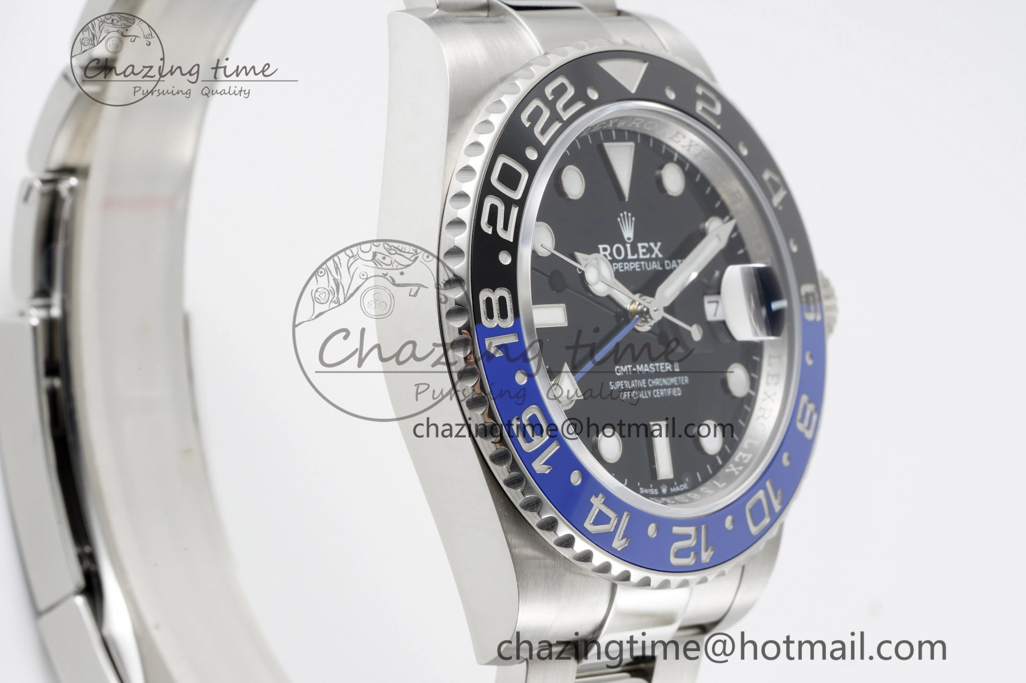 GMT Master II 126710 BLNR Batman 904L SS C+F 1:1 Best Edition Black Dial on Oyster Bracelet VR3285 CHS