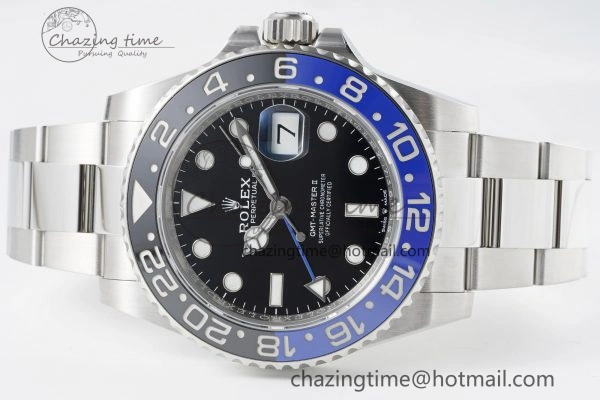 GMT Master II 126710 BLNR Batman 904L SS C+F 1:1 Best Edition Black Dial on Oyster Bracelet VR3285 CHS