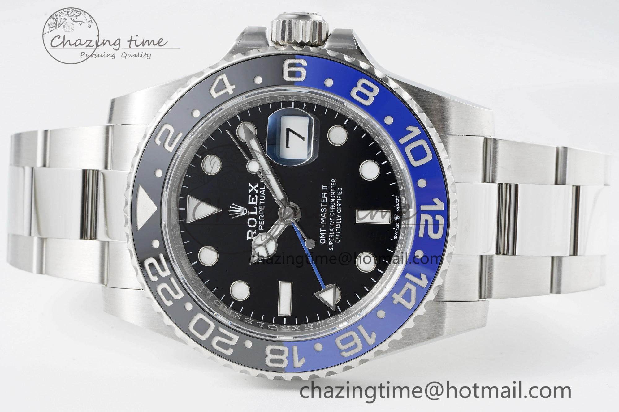 GMT Master II 126710 BLNR Batman 904L SS C+F 1:1 Best Edition Black Dial on Oyster Bracelet VR3285 CHS
