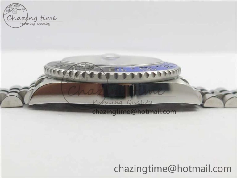 GMT Master II 126710 BLNR Batman 904L SS Noob 1:1 Best Edition on Bracelet A3285 (Correct Hand Stack)