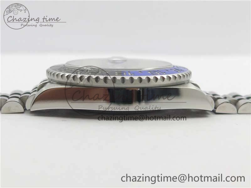 GMT Master II 126710 BLNR Batman 904L SS Noob 1:1 Best Edition on Bracelet A3285 (Correct Hand Stack)