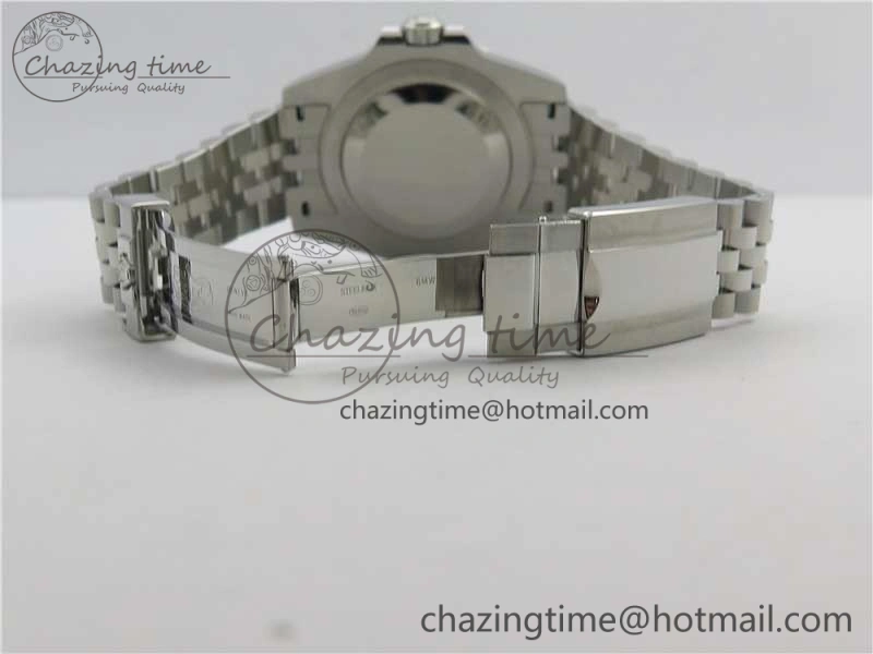 GMT Master II 126710 BLNR Batman 904L SS Noob 1:1 Best Edition on Bracelet A3285 (Correct Hand Stack)