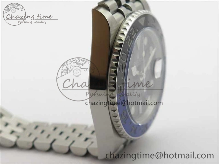 GMT Master II 126710 BLNR Black Blue Ceramic 316L Steel Bp Maker 1:1 Best Edition on SS Bracelet SA3285