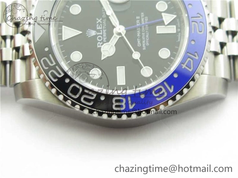 GMT-Master II 126710 BLNR Black Blue Ceramic 904L D1F 1:1 Best Edition On Jubilee Bracelet SA3186