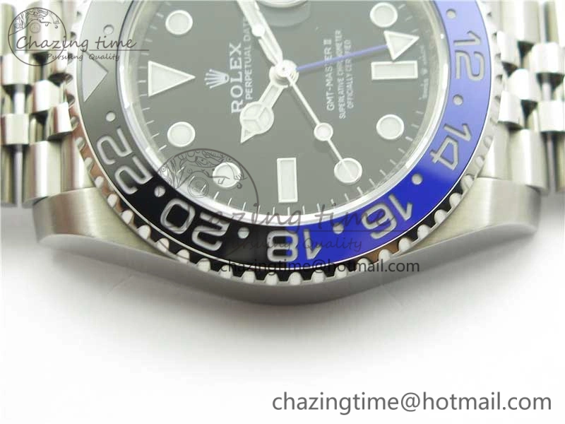 GMT-Master II 126710 BLNR Black Blue Ceramic 904L D1F 1:1 Best Edition On Jubilee Bracelet SA3186