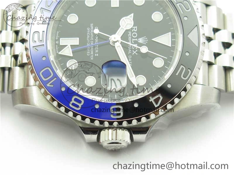 GMT-Master II 126710 BLNR Black Blue Ceramic 904L D1F 1:1 Best Edition On Jubilee Bracelet SA3186