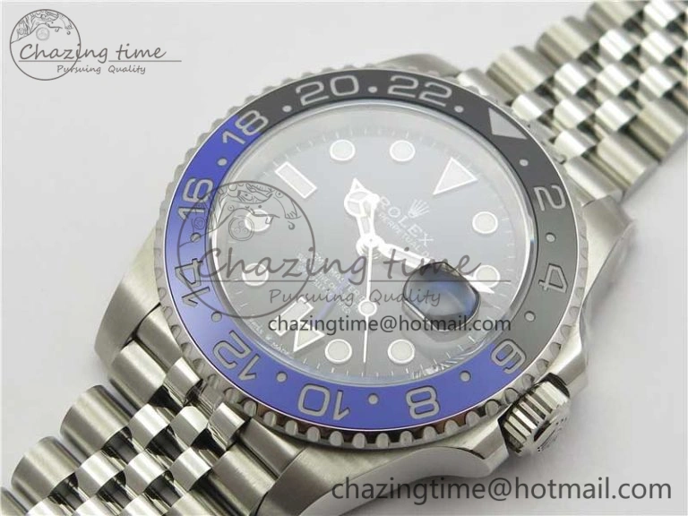 GMT-Master II 126710 BLNR Black Blue Ceramic 904L D1F 1:1 Best Edition On Jubilee Bracelet SA3186