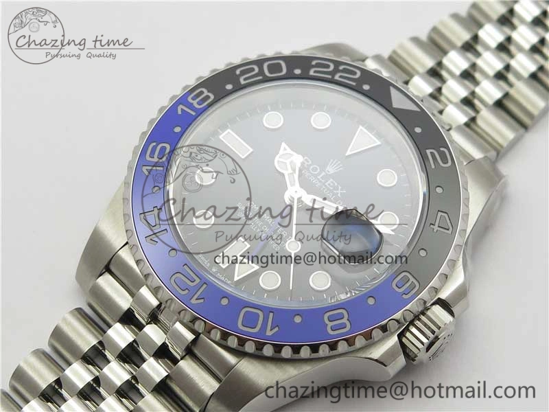 GMT-Master II 126710 BLNR Black Blue Ceramic 904L D1F 1:1 Best Edition On Jubilee Bracelet SA3186