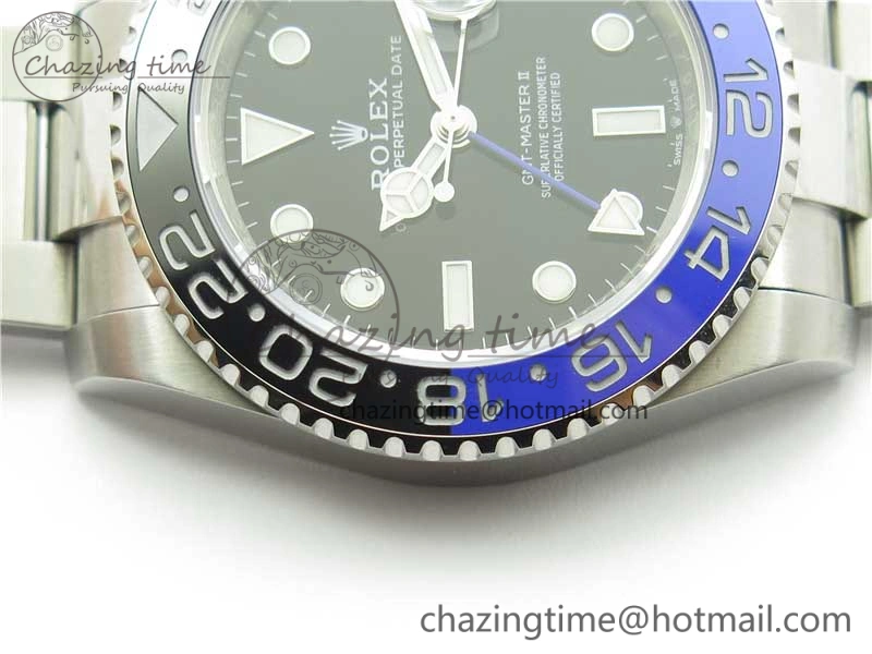 GMT-Master II 126710 BLNR Black Blue Ceramic 904L D1F 1:1 Best Edition On Oyaster Bracelet SA3186