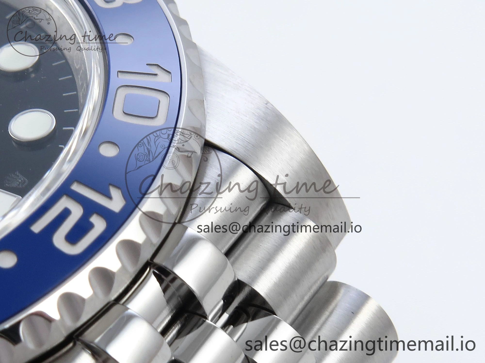 GMT-Master II 126710 BLNR Black Blue Ceramic 904L Steel EWE 1:1 Best Edition on Jubilee Strap EWE3285 V5