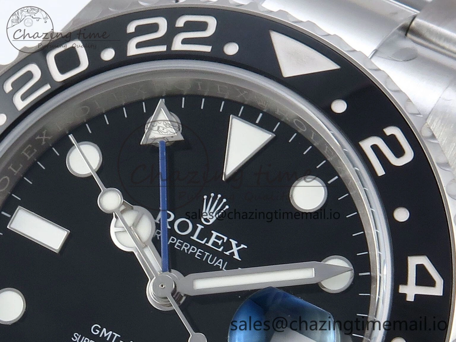GMT-Master II 126710 BLNR Black Blue Ceramic 904L Steel EWE 1:1 Best Edition on Oyster Strap EWE3285 V5