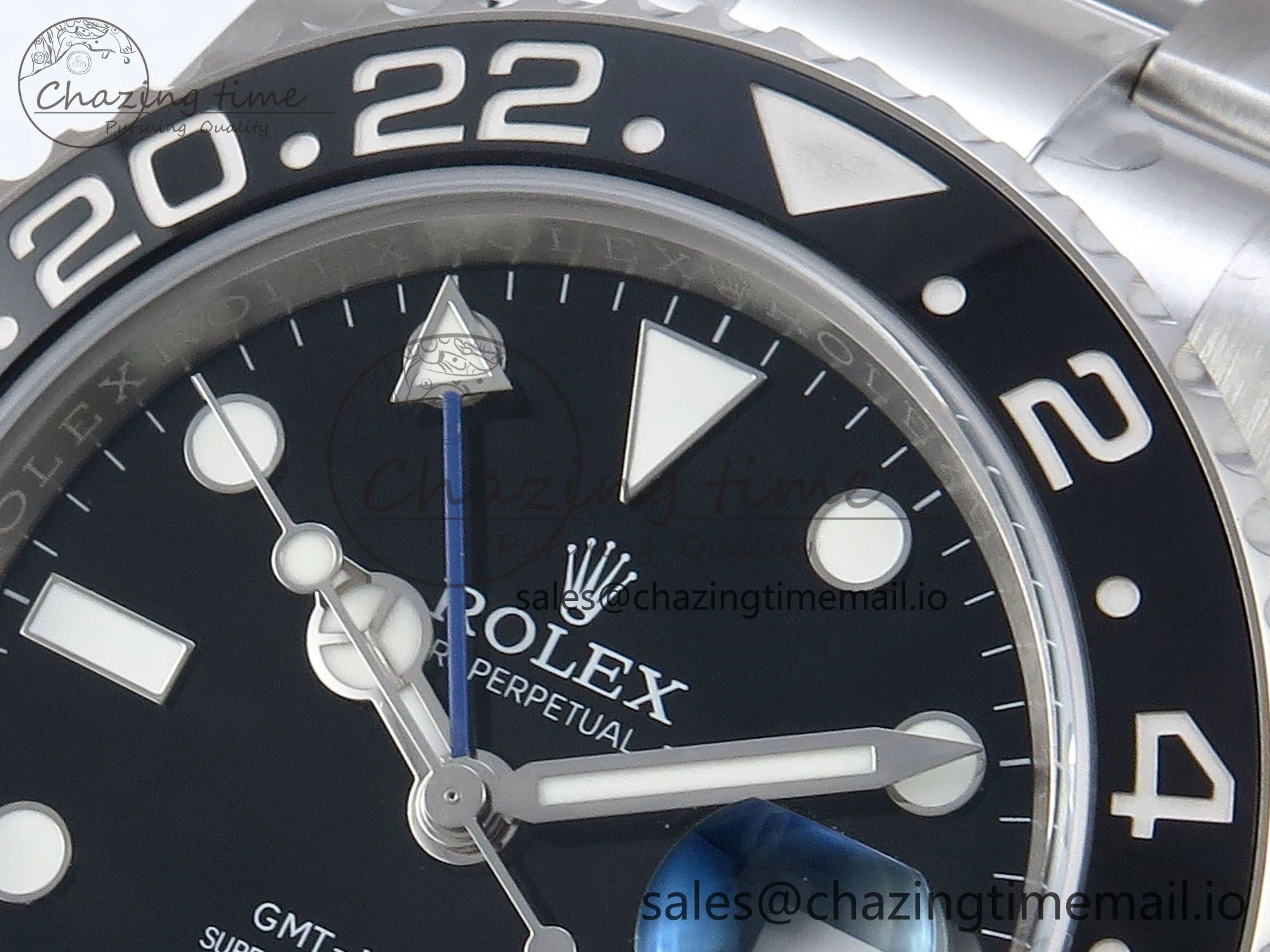 GMT-Master II 126710 BLNR Black Blue Ceramic 904L Steel EWE 1:1 Best Edition on Oyster Strap EWE3285 V5