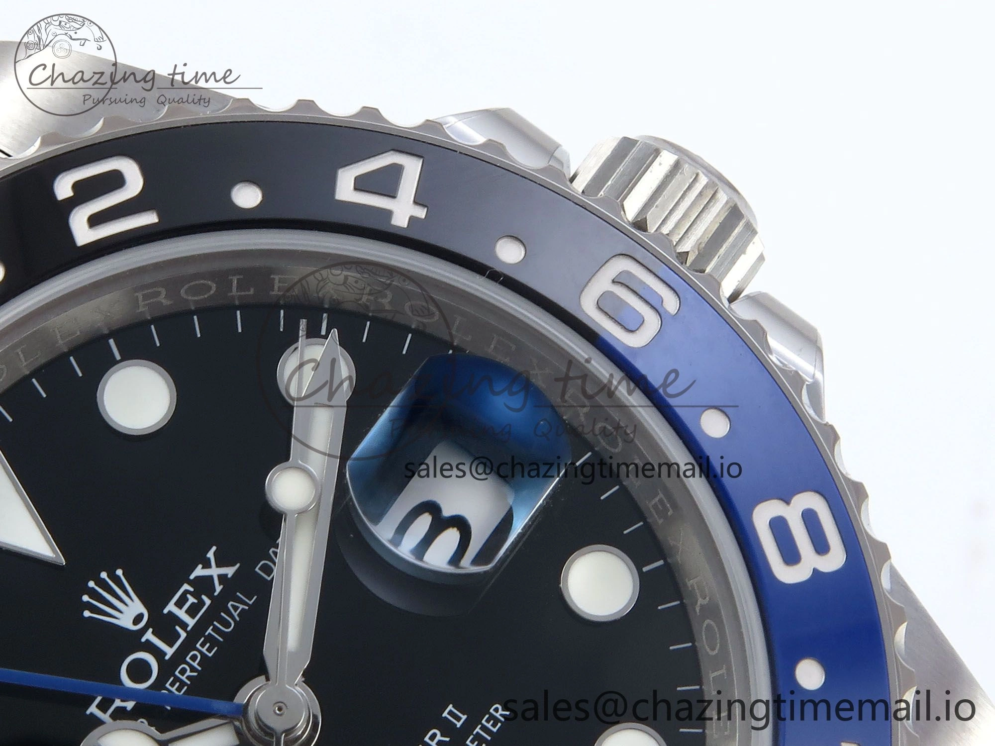 GMT-Master II 126710 BLNR Black Blue Ceramic 904L Steel EWE 1:1 Best Edition on Oyster Strap EWE3285 V5