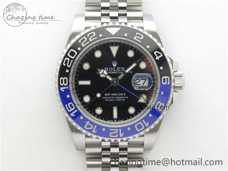 GMT-Master II 126710 BLNR Black Blue Ceramic 904L Steel VRF 1:1 Best Edition SA3285 CHS V2