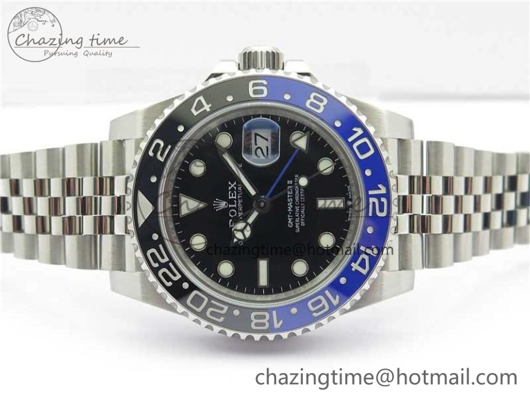 GMT-Master II 126710 BLNR Black Blue Ceramic 904L Steel VRF 1:1 Best Edition SA3285 CHS V2