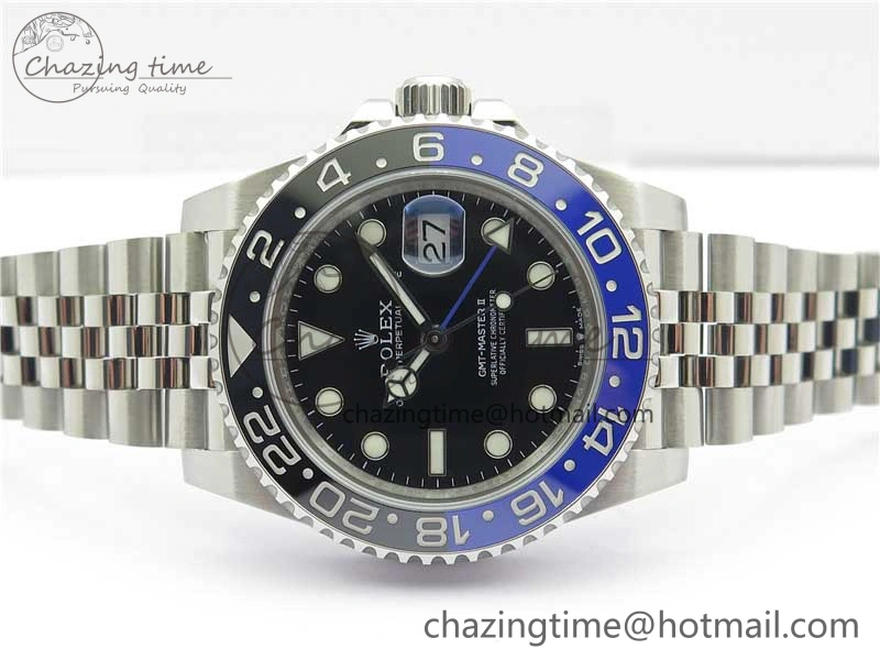 GMT-Master II 126710 BLNR Black Blue Ceramic 904L Steel VRF 1:1 Best Edition SA3285 CHS V2