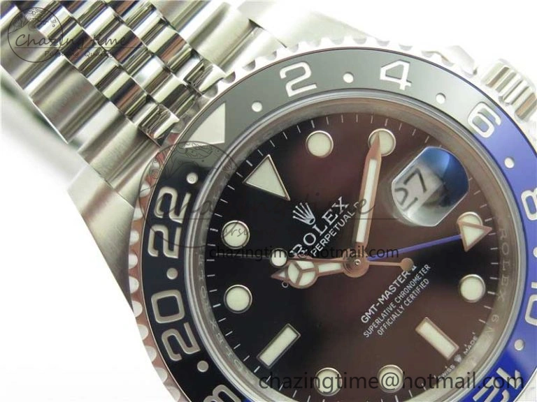 GMT-Master II 126710 BLNR Black Blue Ceramic 904L Steel VRF 1:1 Best Edition SA3285 CHS V2