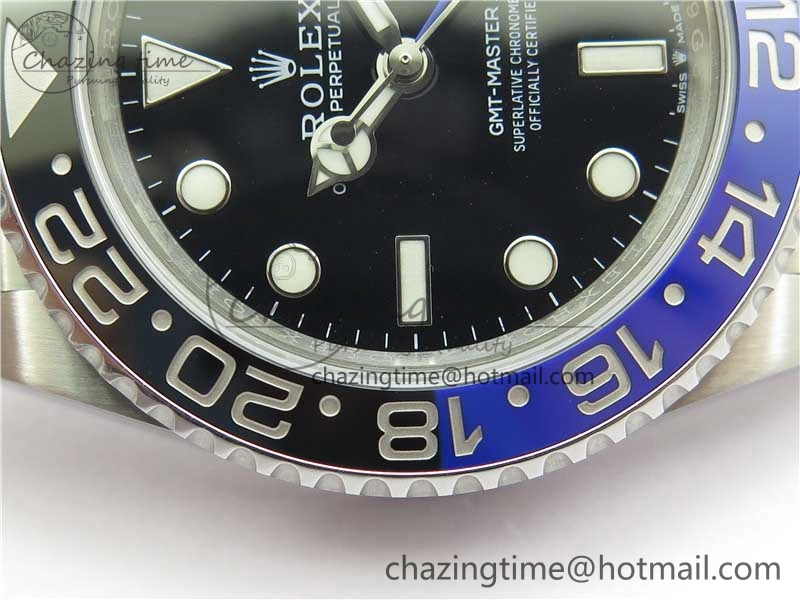 GMT-Master II 126710 BLNR Black Blue Ceramic 904L Steel VRF 1:1 Best Edition SA3285 CHS V2