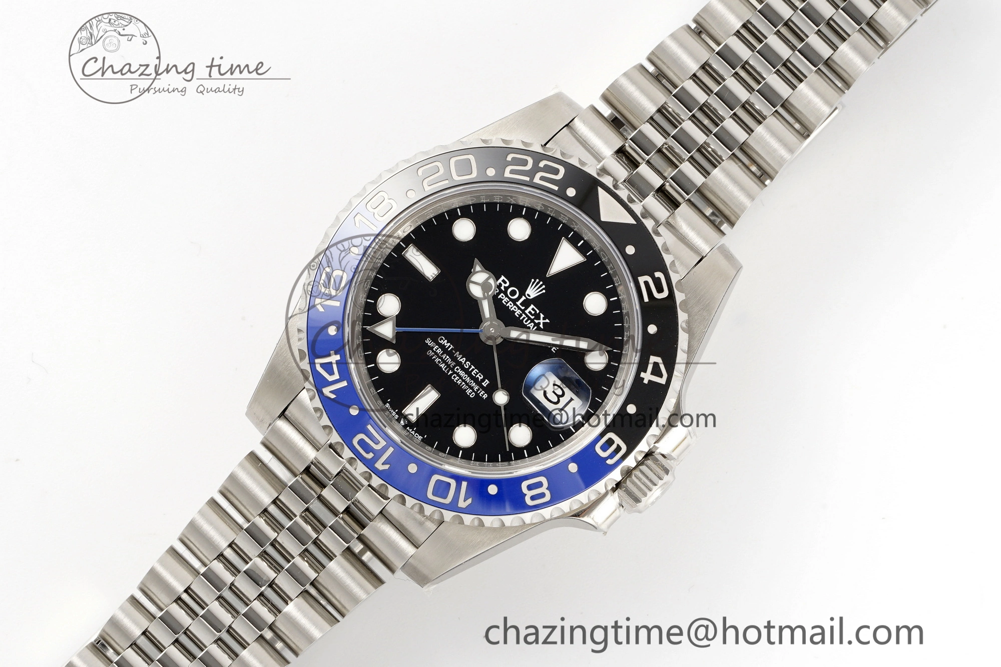 GMT-Master II 126710 BLNR Blue Black Ceramic 904L ARF 1:1 Best Edition on Jubilee Bracelet SH3285 CHS