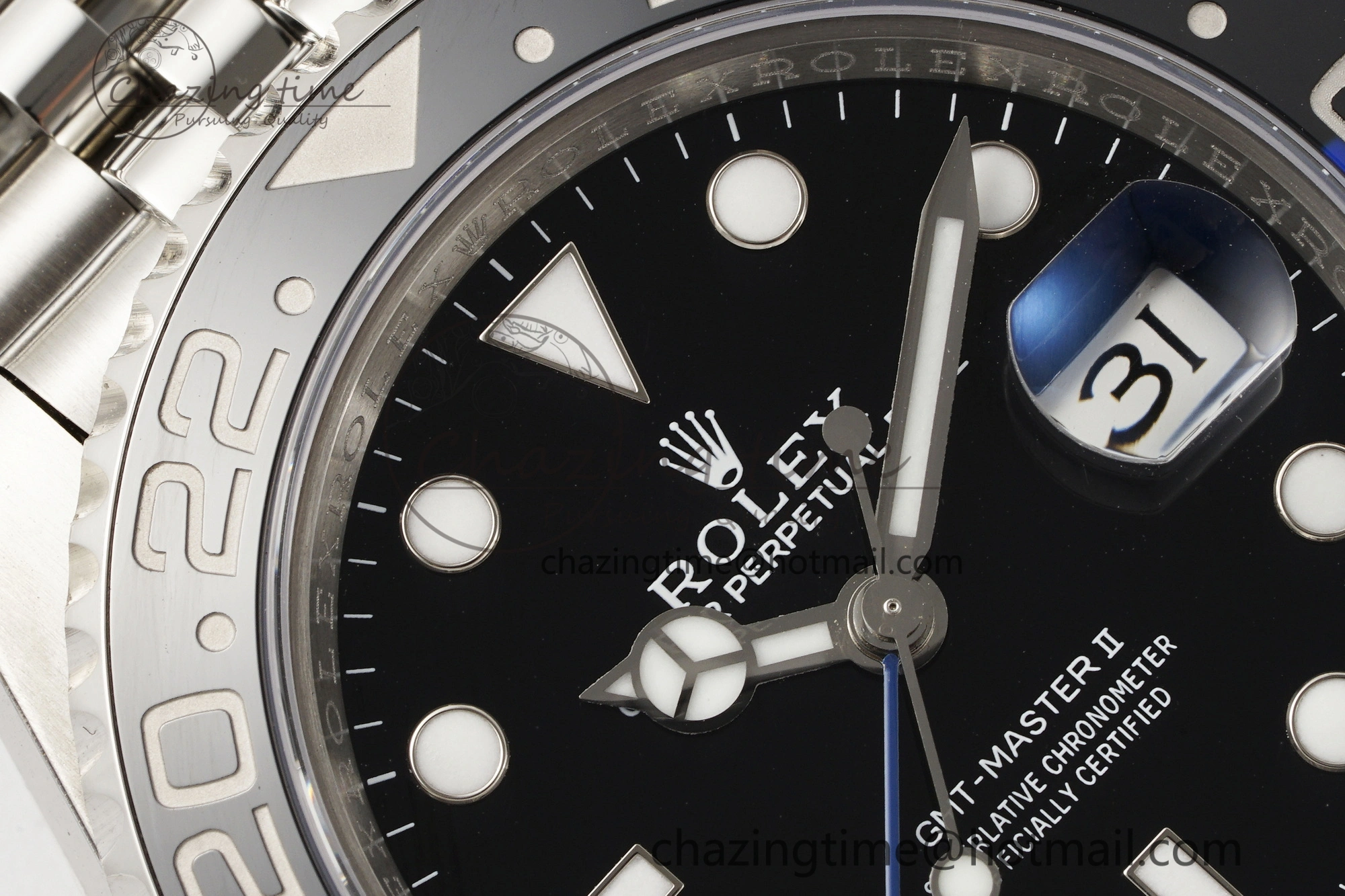 GMT-Master II 126710 BLNR Blue Black Ceramic 904L ARF 1:1 Best Edition on Jubilee Bracelet SH3285 CHS