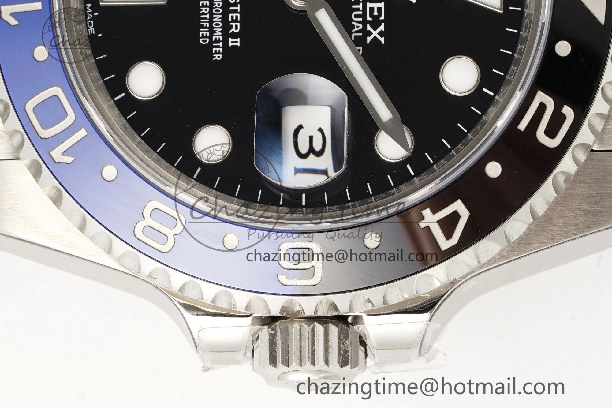 GMT-Master II 126710 BLNR Blue Black Ceramic 904L ARF 1:1 Best Edition on Jubilee Bracelet SH3285 CHS