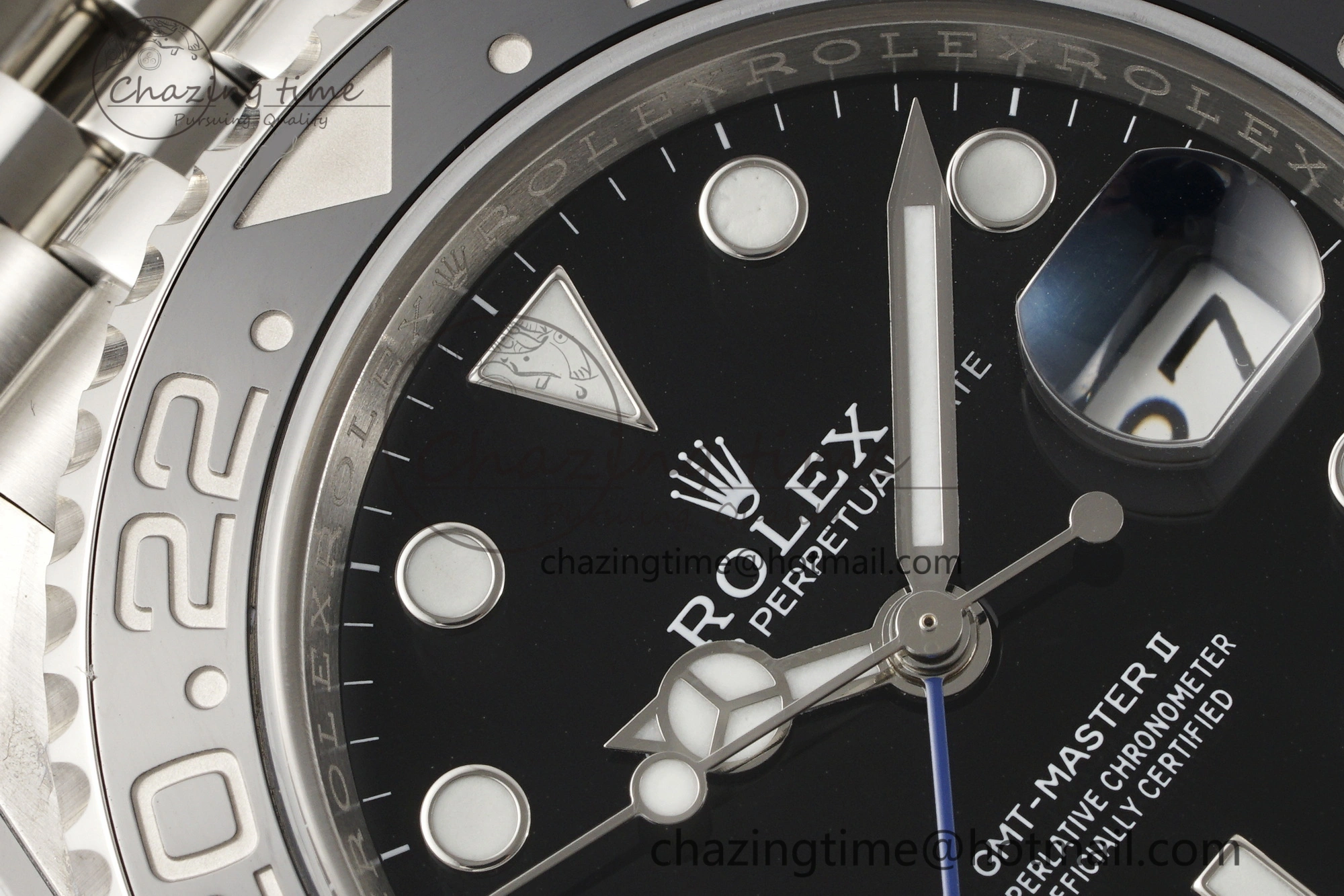 GMT-Master II 126710 BLNR Blue Black Ceramic Clean Factory Best Edition on Jubilee Bracelet DD3285 CHS