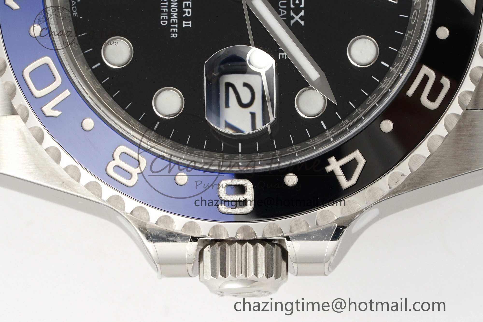 GMT-Master II 126710 BLNR Blue Black Ceramic Clean Factory Best Edition on Jubilee Bracelet DD3285 CHS