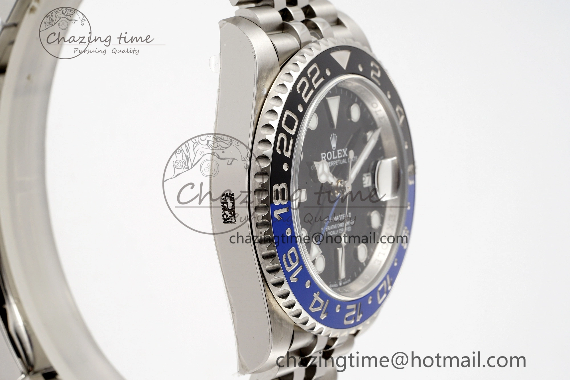 GMT-Master II 126710 BLNR Blue Black Ceramic Clean Factory Best Edition on Jubilee Bracelet DD3285 CHS