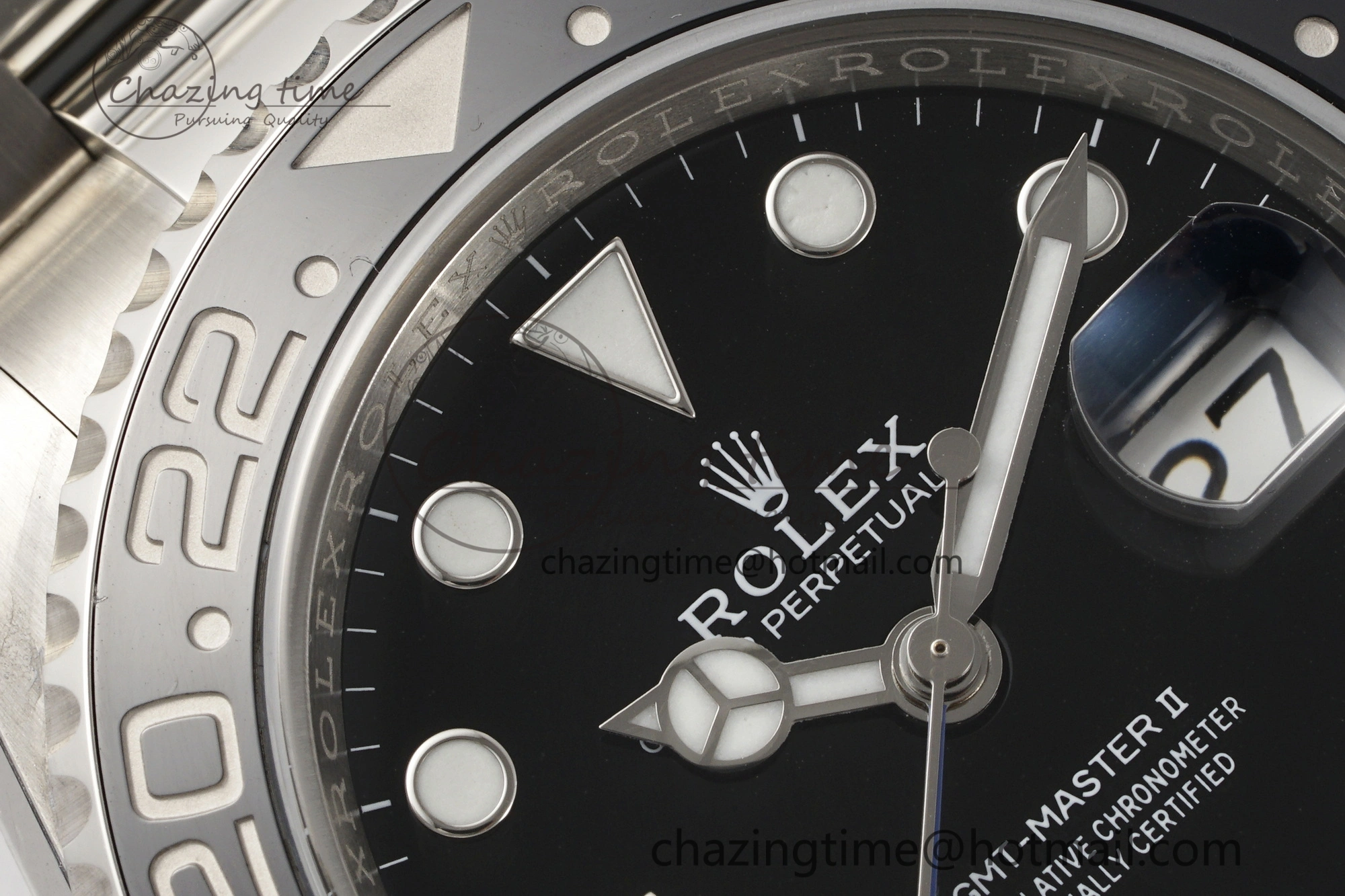 GMT-Master II 126710 BLNR Blue Black Ceramic Clean Factory Best Edition on Oyster Bracelet DD3285 CHS