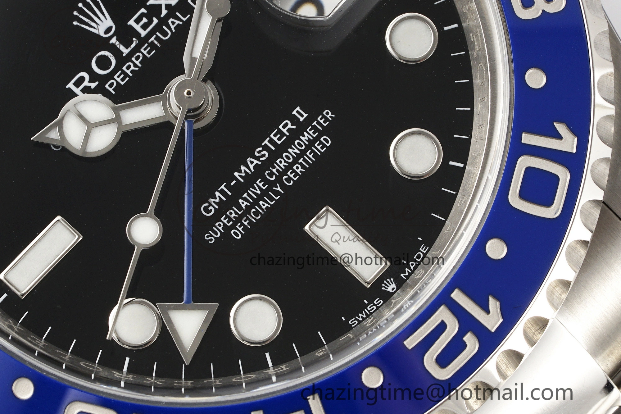 GMT-Master II 126710 BLNR Blue Black Ceramic Clean Factory Best Edition on Oyster Bracelet DD3285 CHS