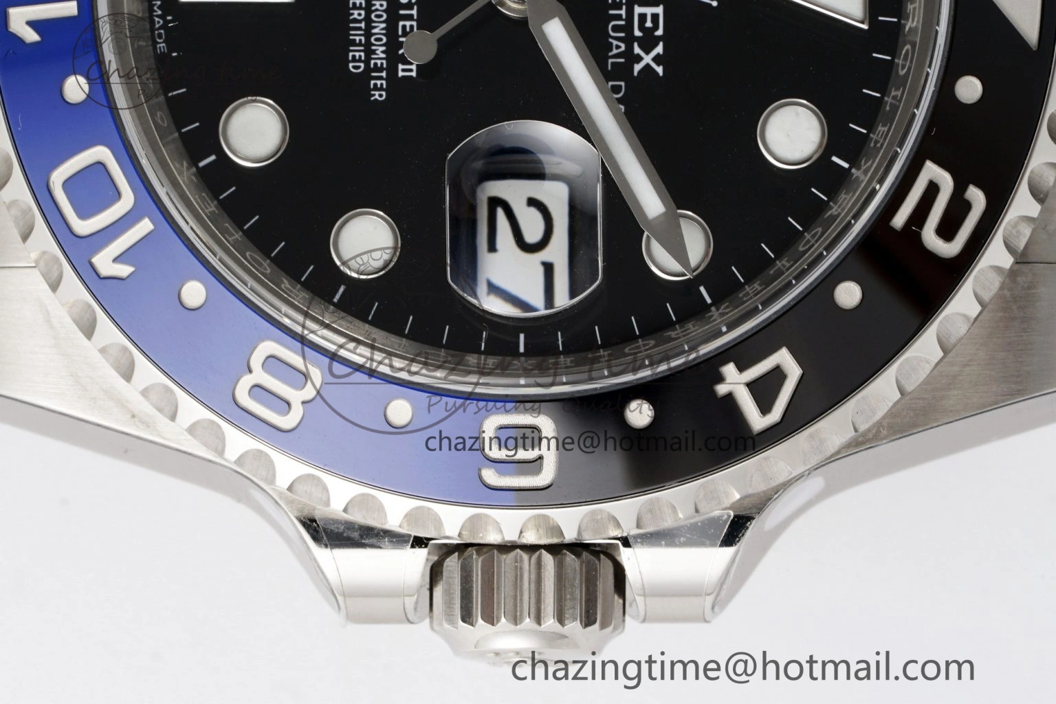 GMT-Master II 126710 BLNR Blue Black Ceramic Clean Factory Best Edition on Oyster Bracelet DD3285 CHS