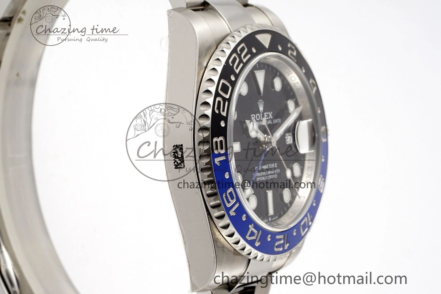 GMT-Master II 126710 BLNR Blue Black Ceramic Clean Factory Best Edition on Oyster Bracelet DD3285 CHS