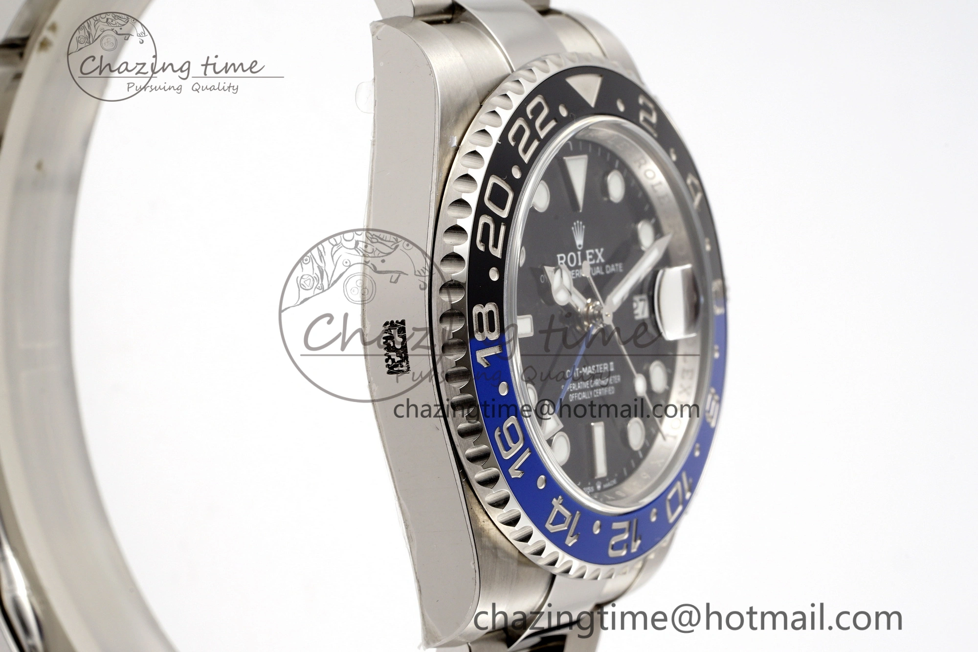 GMT-Master II 126710 BLNR Blue Black Ceramic Clean Factory Best Edition on Oyster Bracelet DD3285 CHS