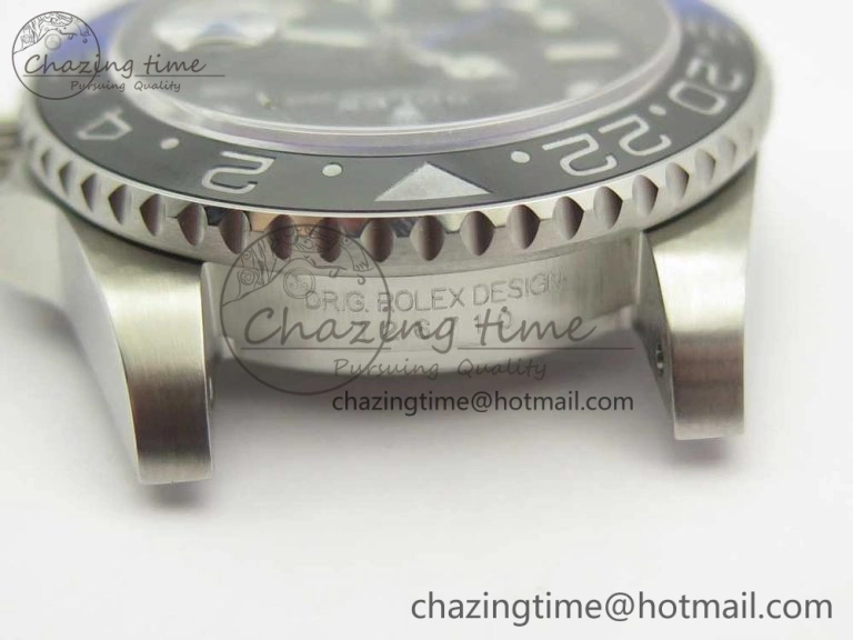 GMT-Master II 126710 BLNR GMF 904L Steel Edition Black Dial on SS Jubilee Bracelet A2836
