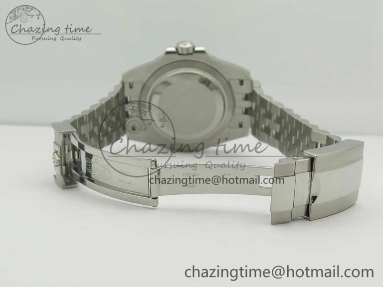 GMT-Master II 126710 BLNR GMF 904L Steel Edition Black Dial on SS Jubilee Bracelet A2836