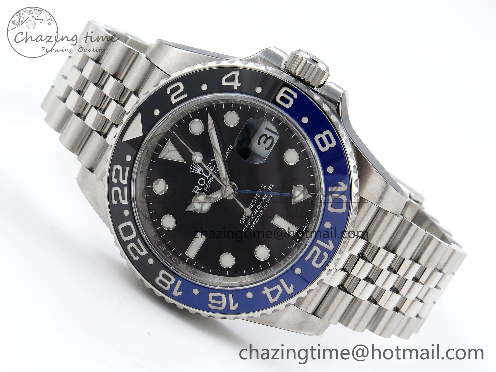 GMT Master II 126710 BLNR HGF 904L SS 1:1 Best Edition on Jubilee Bracelet VR3186 CHS