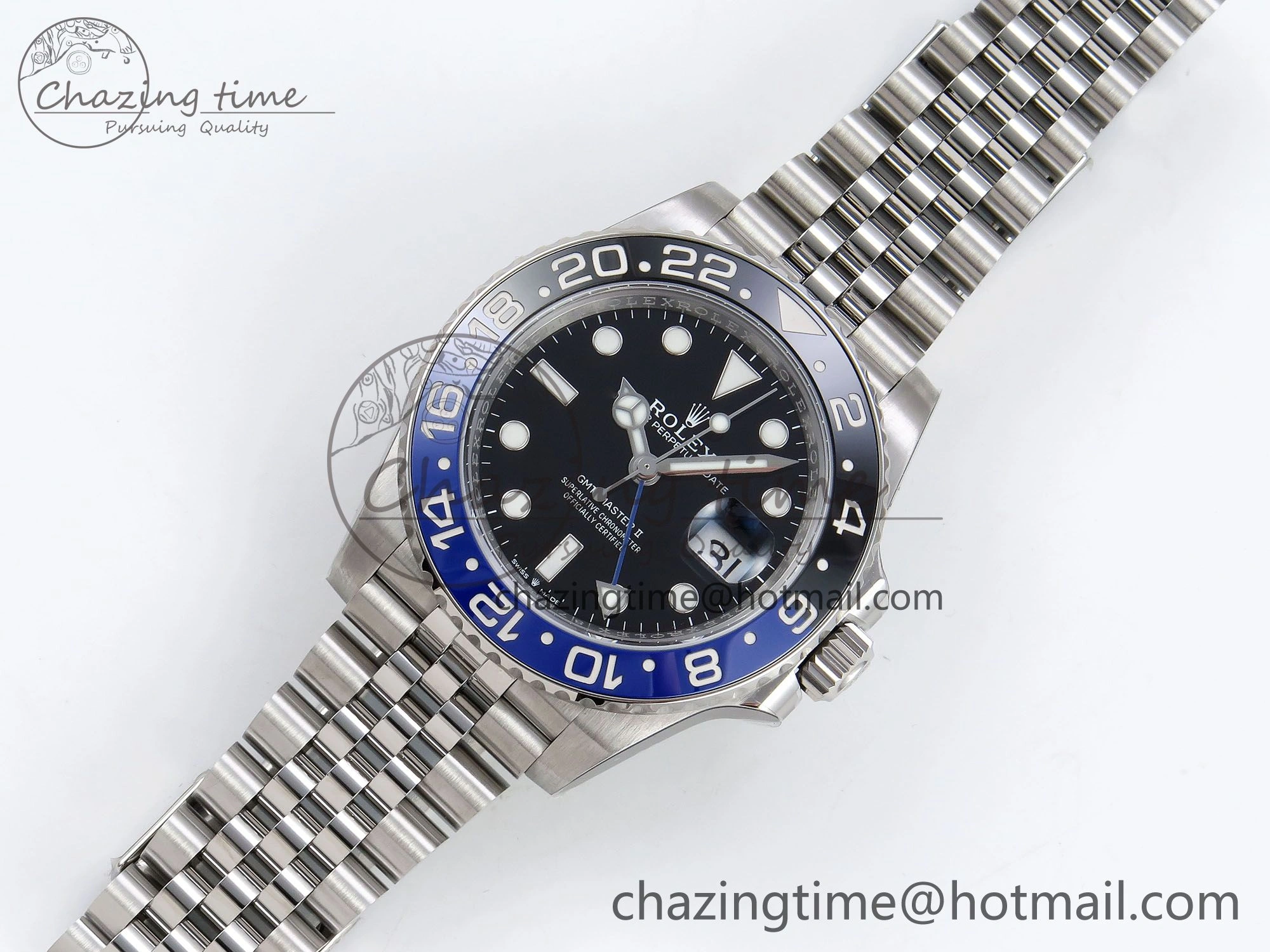 GMT Master II 126710 BLNR HGF 904L SS 1:1 Best Edition on Jubilee Bracelet VR3186 CHS