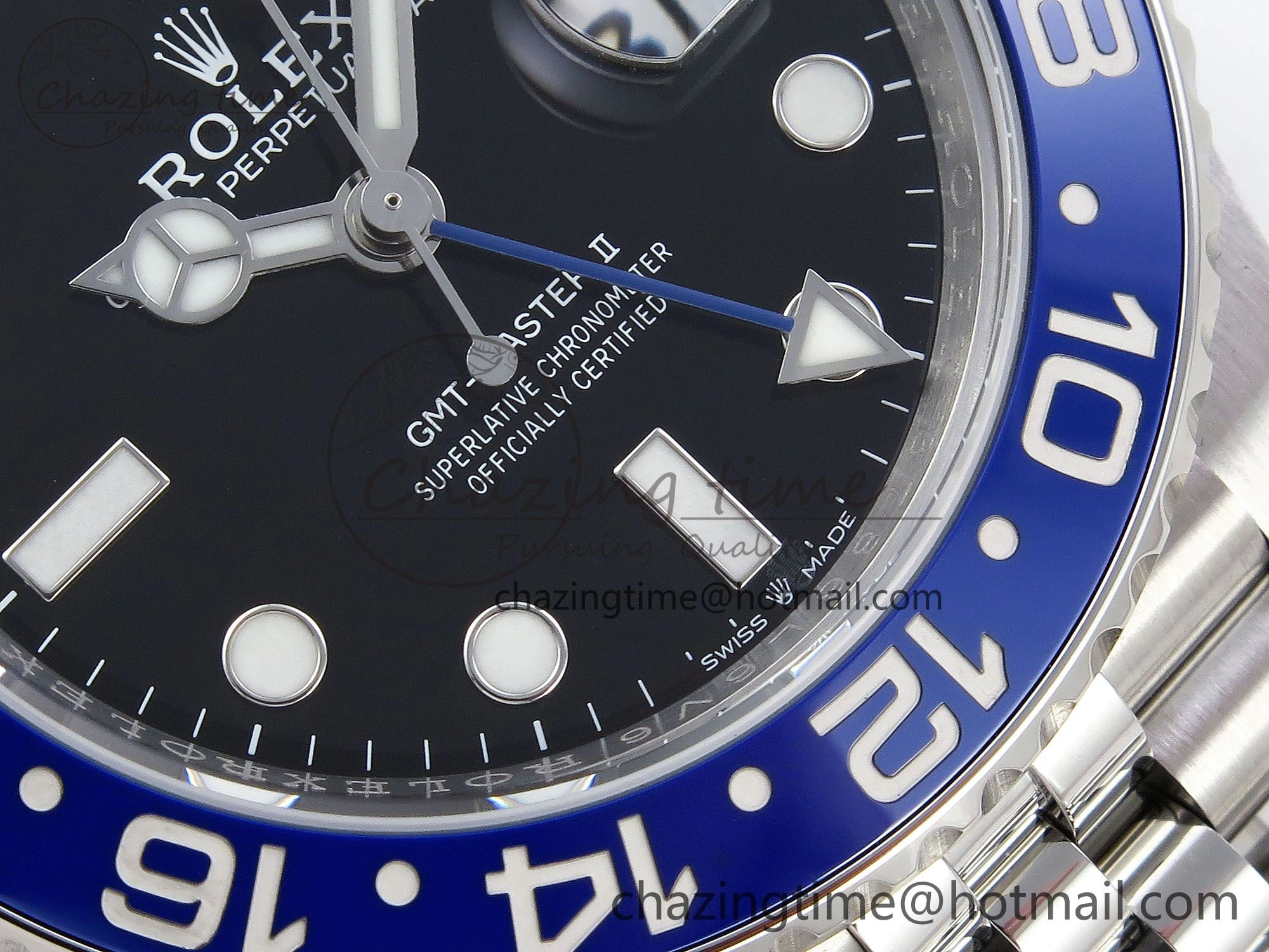 GMT Master II 126710 BLNR HGF 904L SS 1:1 Best Edition on Jubilee Bracelet VR3186 CHS