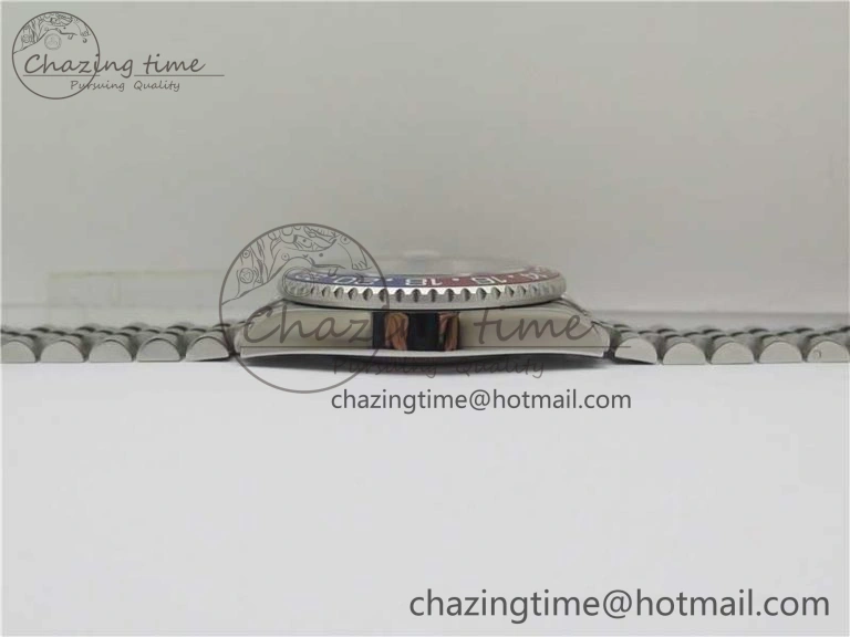 GMT-Master II 126710 BLRO 904L BP Maker 1:1 Best Edition Black Dial On 904L Jubilee Bracelet A3285 (Correct Hand Stack)
