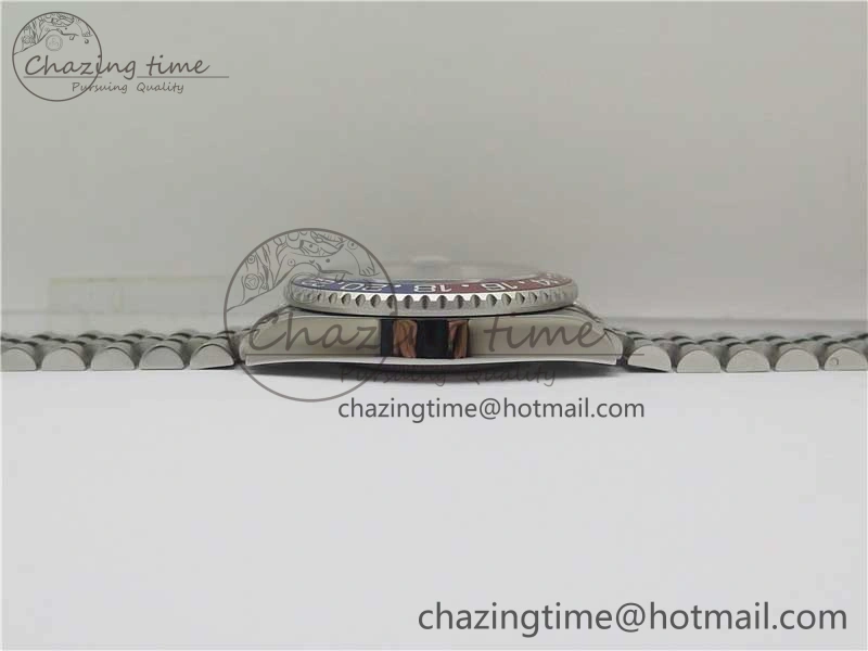 GMT-Master II 126710 BLRO 904L BP Maker 1:1 Best Edition Black Dial On 904L Jubilee Bracelet A3285 (Correct Hand Stack)