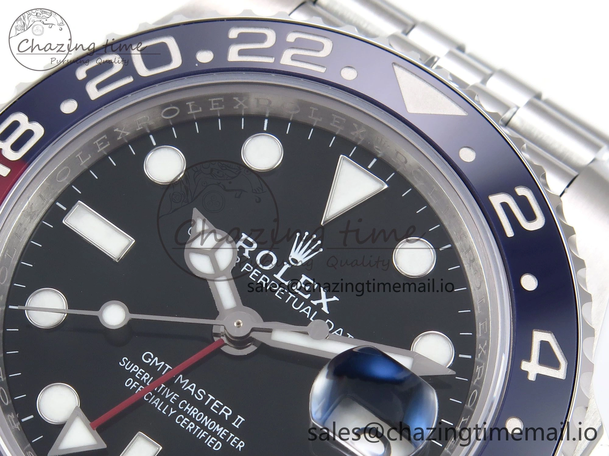 GMT-Master II 126710 BLRO 904L EF 1:1 Best Edition on Jubilee Bracelet SH3285 CHS
