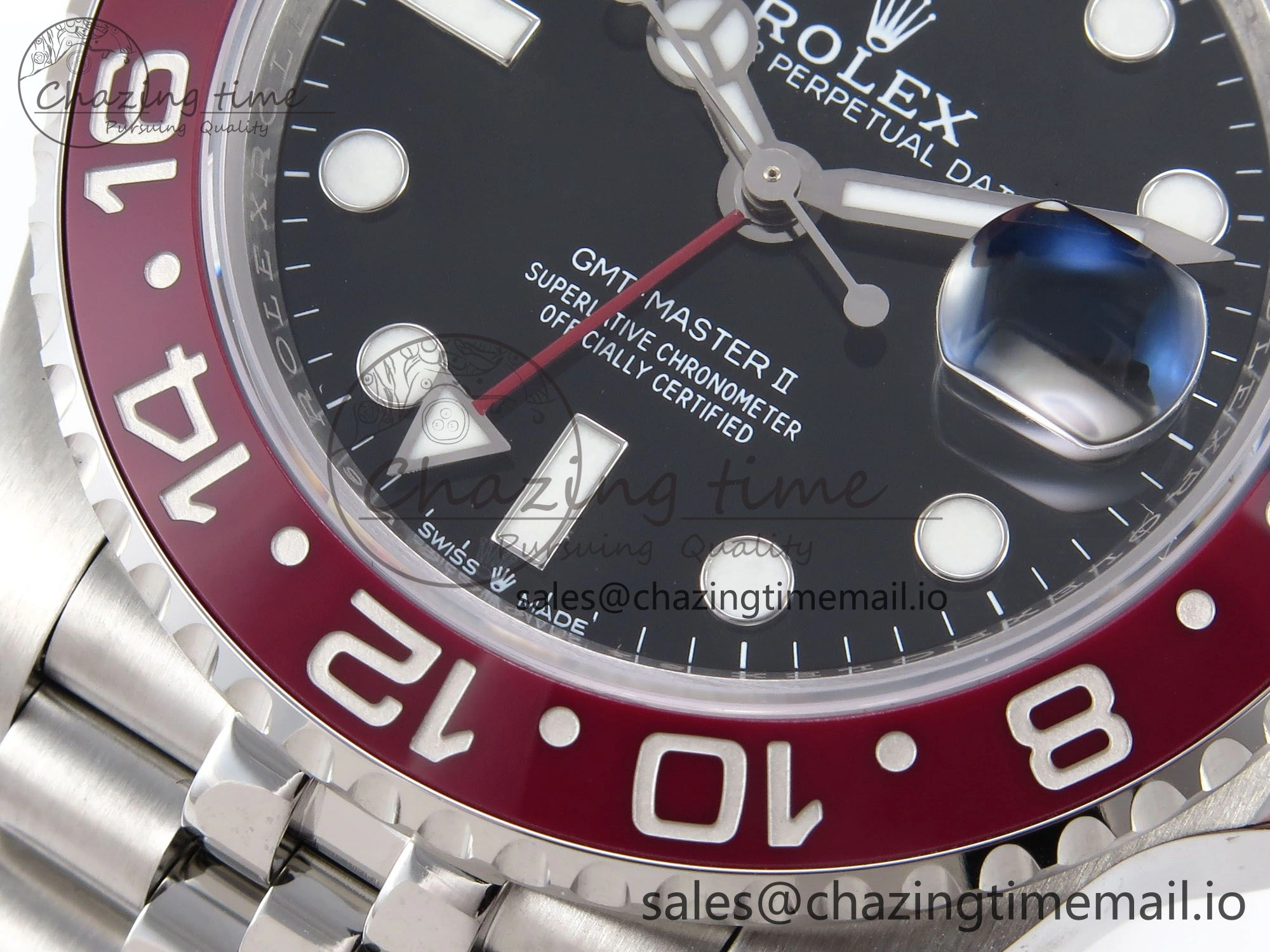 GMT-Master II 126710 BLRO 904L EF 1:1 Best Edition on Jubilee Bracelet SH3285 CHS