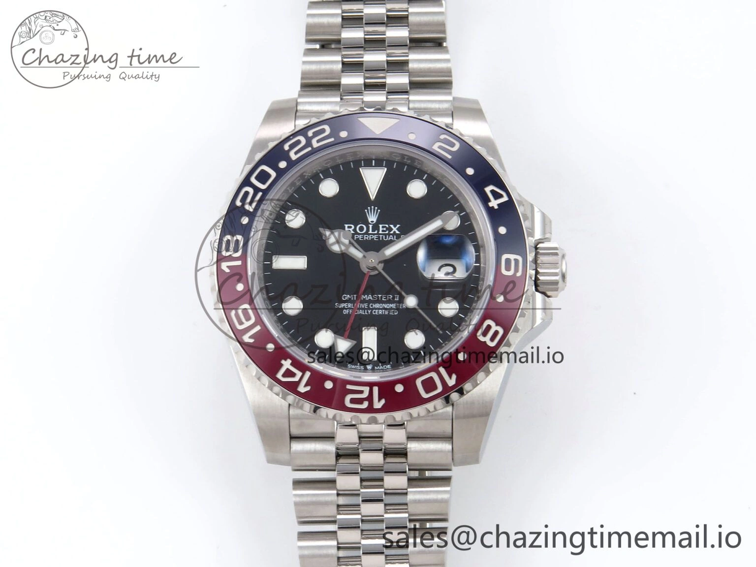 GMT-Master II 126710 BLRO 904L EF 1:1 Best Edition on Jubilee Bracelet SH3285 CHS