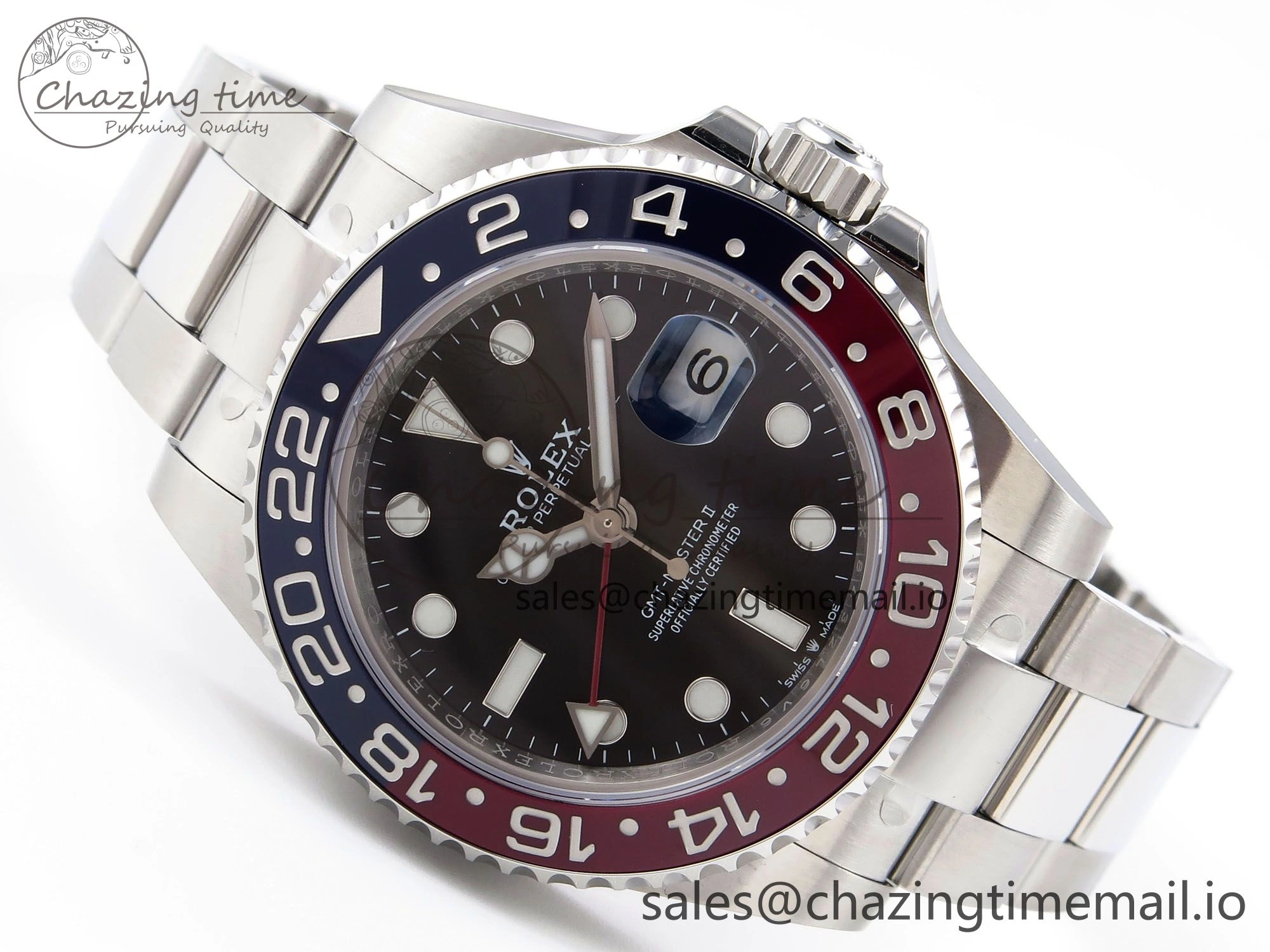 GMT-Master II 126710 BLRO 904L EF 1:1 Best Edition on Oyster Bracelet SH3285 CHS